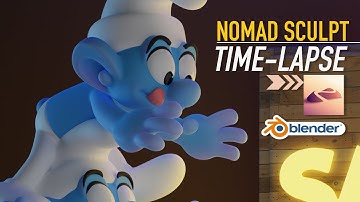 iPad Pro 3D Modeling Time-lapse | Nomad Sculpt 1.82 + Blender Cycles