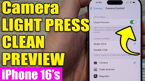 iPhone 16/16 Pro: How to Enable/Disable Camera LIGHT PRESS CLEAN PREVIEW | IOS 18