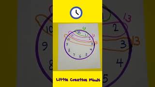Cool math tricks with clock numbers | numbers | Amazing clock tricks #shorts