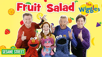 Fruit Salad Yummy Yummy! 🍎🍌🍇🍉 Sing-along with @SesameStreet and The Wiggles 🎵 Kids Songs