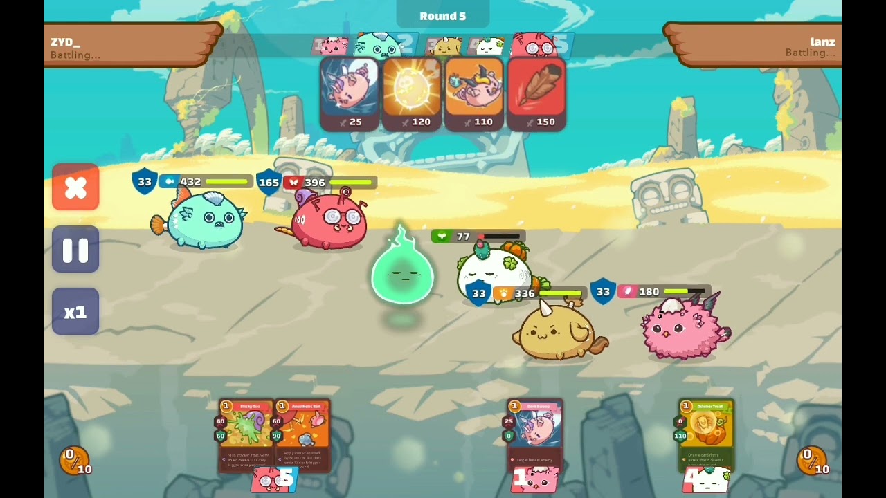 AQUA BUG PLANT AGAINST AROMA GAMING | 1600 MMR | AXIE INFINITY |