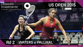 Squash Delaware Investments Us Open 2015 - Rd 2 Highlights - Waters V Pallikal