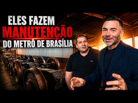 VISITEI UM CLIENTE QUE PROJETA E CONSERTA PEÇAS DO METRÔ DE BRASÍLIA | VLOG DAY