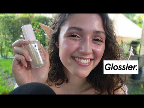 ASMR-Fairy/Elven-Makeup-🧚‍♀️-|-Full-Face-of-Glossier-+-Future