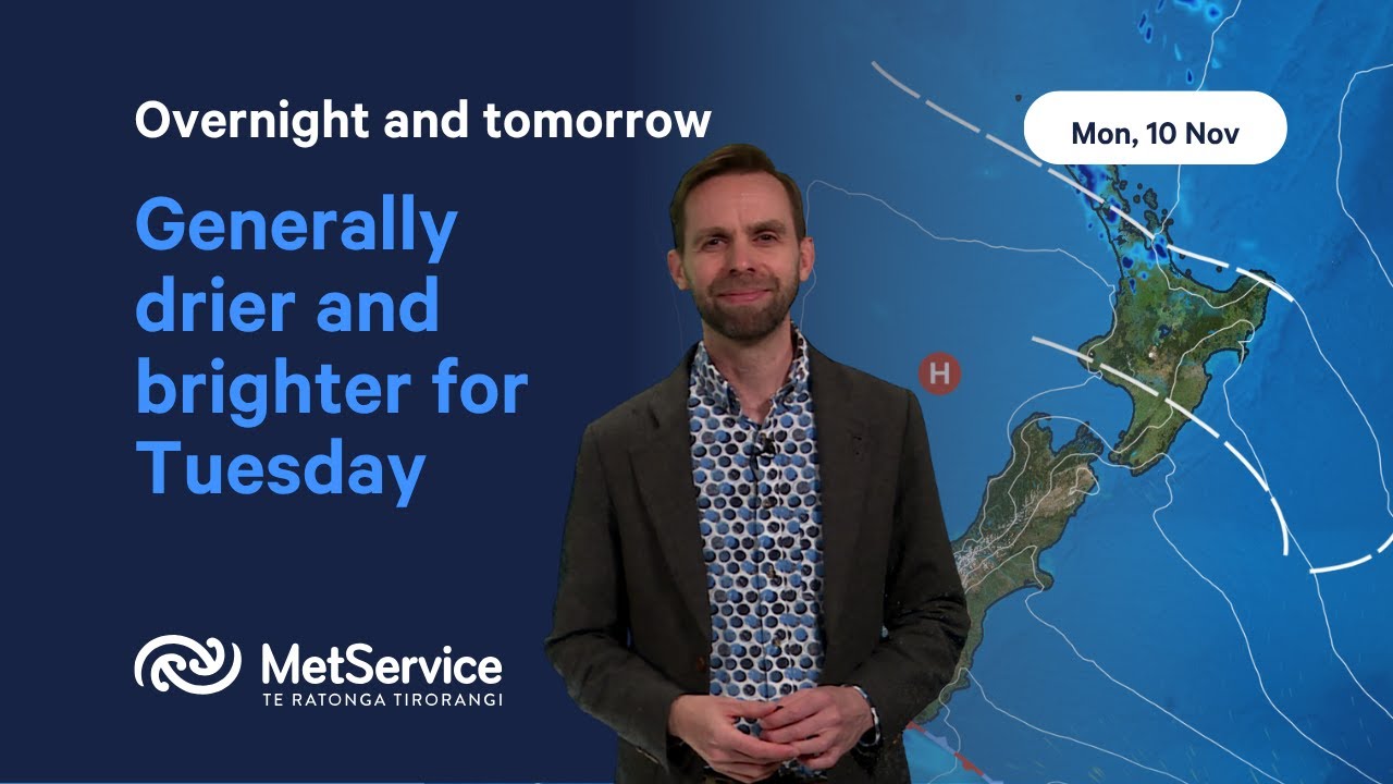 NZ weather forecast - Tuesday 11 November 2025 - YouTube
