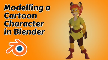 Modelling a Cartoon Character in Blender