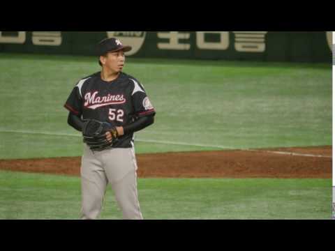 千葉ロッテマリーンズ 益田直也 投球フォーム