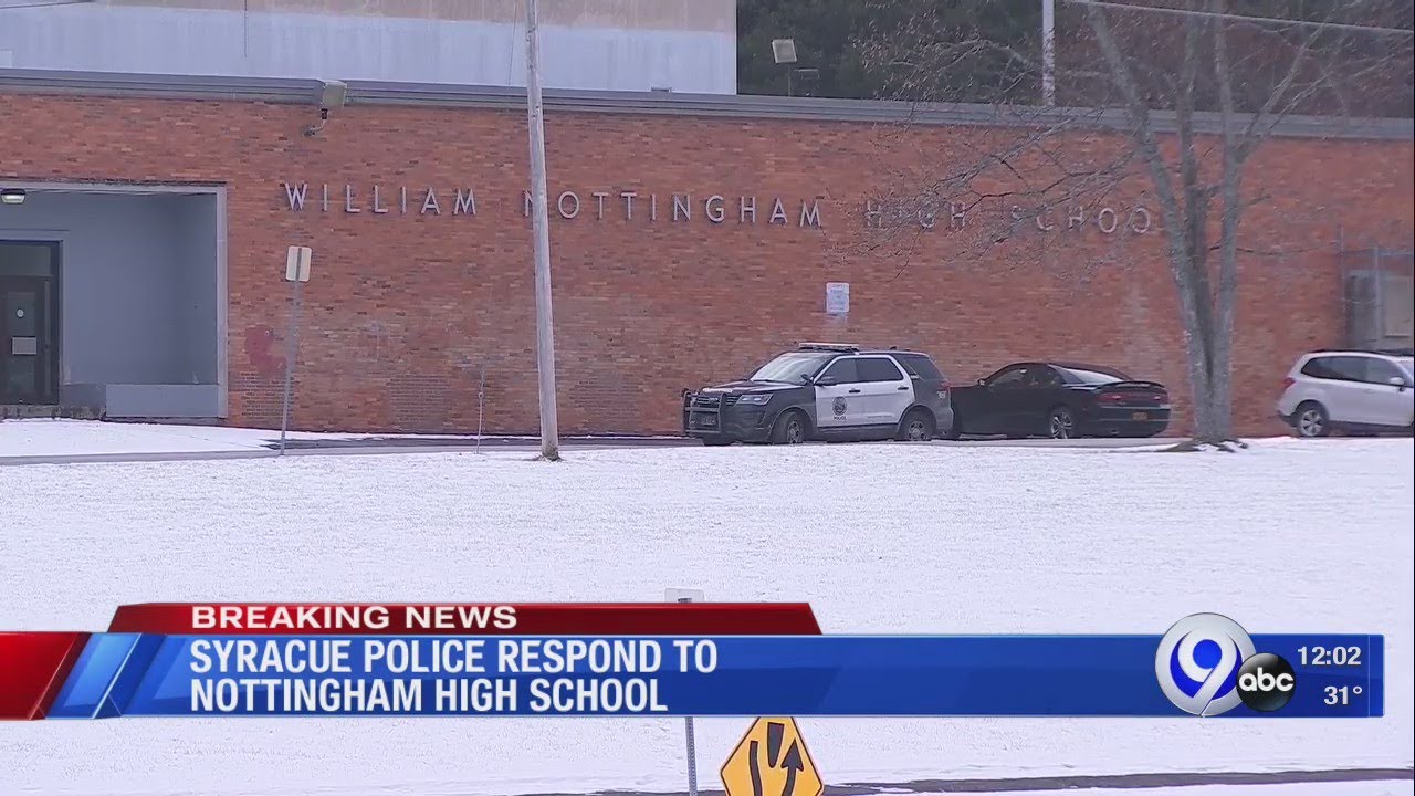 Police at Nottingham HS