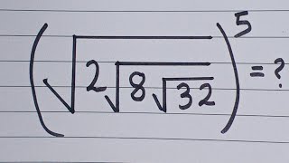 Maths Olympiad Square Root Simplification 