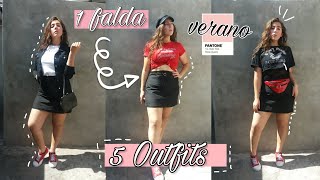 5 Outfits con falda negra que te harán ver muy cool