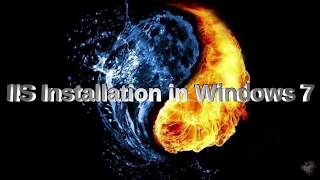 How to install IIS in Windows 7
