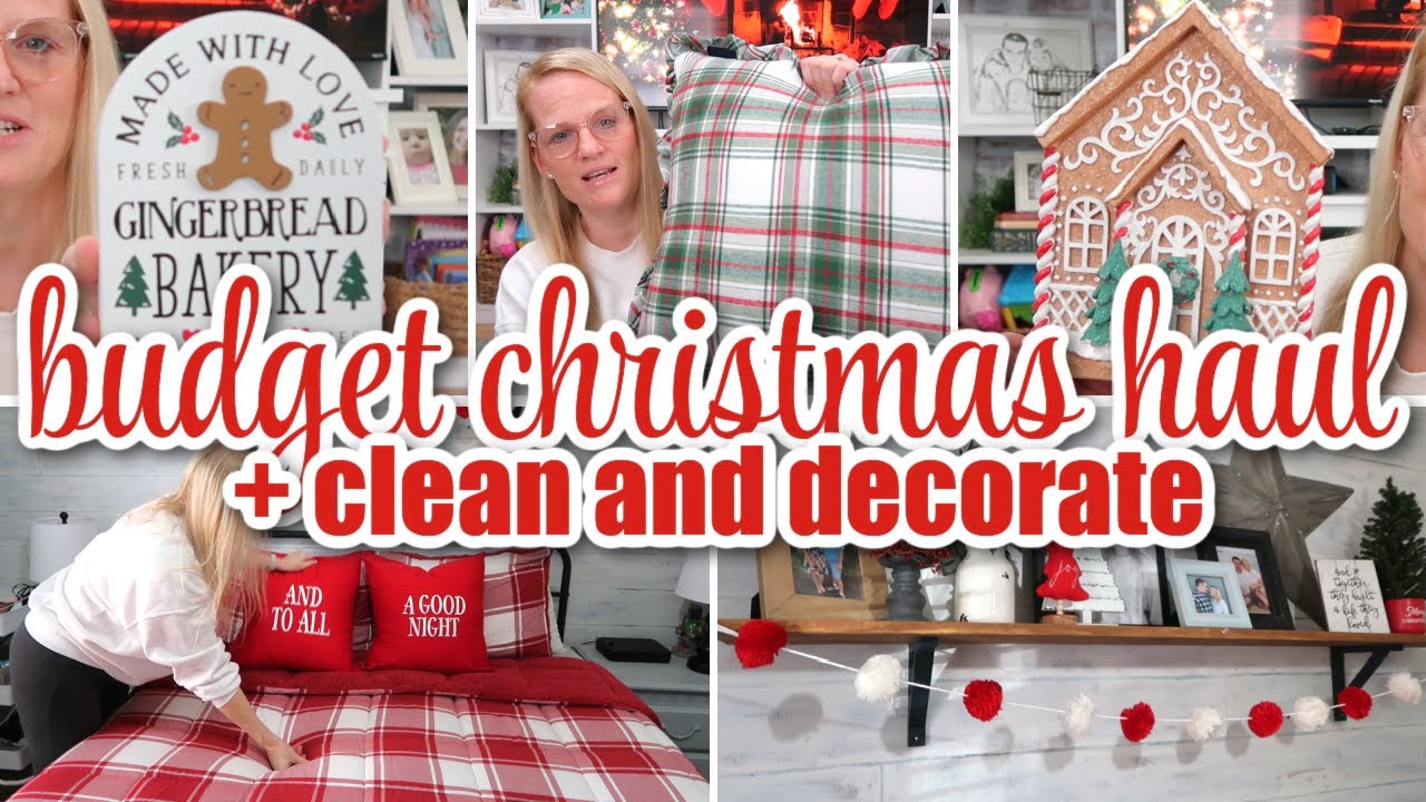 BUDGET FRIENDLY CHRISTMAS HAUL + CLEAN AND DECORATE ~ CHRISTMAS BEDROOM ...