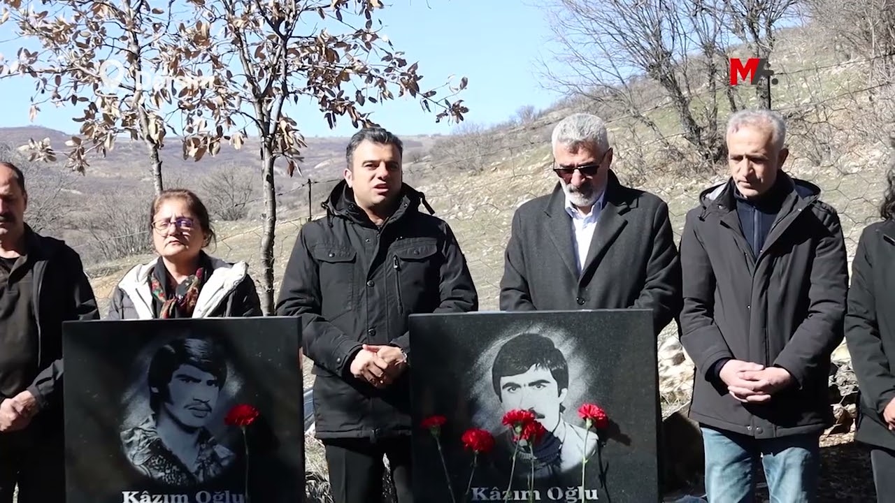 MAZLUM DOĞAN VE DELİL DOĞAN MEZARLARI BAŞINDA ANILDI