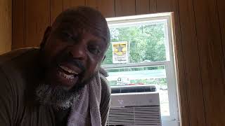 Installing an U-Shaped Mr.Cool A/C Unit #livingoffgrid #shedtohouseconversion #blackmanlivingoffgrid