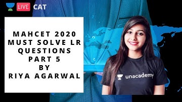 MAHCET 2020 | Must Solve LR Questions | Part 5 | Riya Agarwal