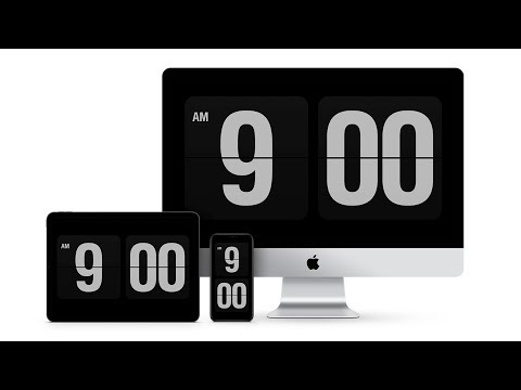 Fliqlo Screensaver | Turn Your Mac/PC into a simple, elegant and classy Flip Clock