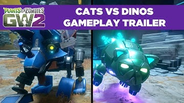 Cats vs. Dinos Gameplay Trailer | Plants vs. Zombies Garden Warfare 2