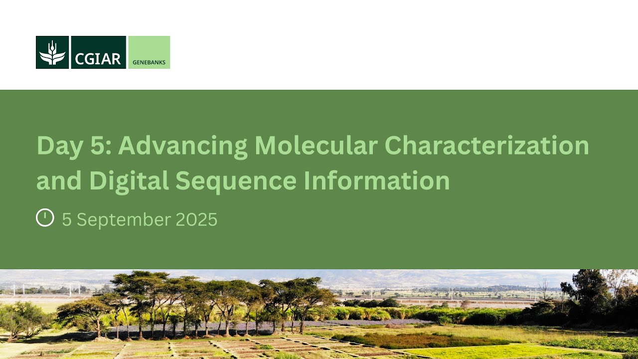 Day 5: Advancing Molecular Characterization and Digital Sequence Information
