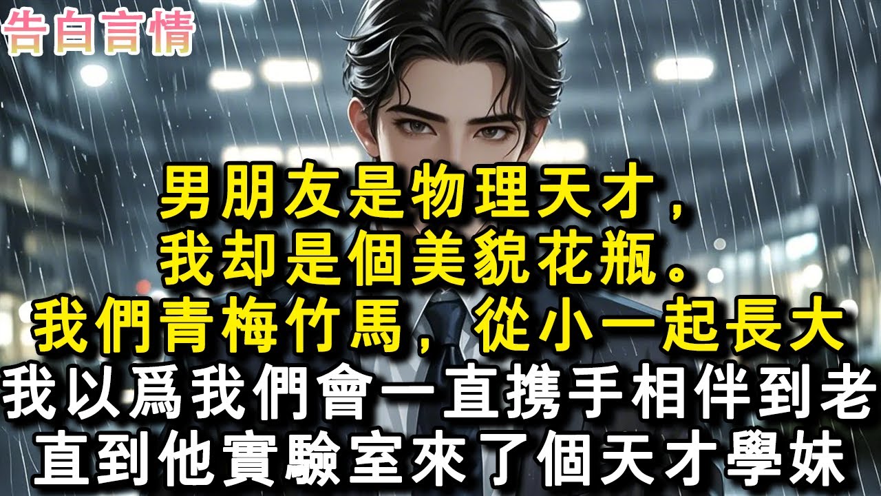 男朋友是物理天才，我卻是個美貌花瓶。我們青梅竹馬，從小一起長大。我以為我們會一直攜手相伴到老。直到他實驗室來了個天才學妹。
