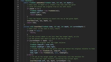 623 Add One Row to Tree