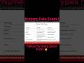 SQL Numeric Data Types 🔥 INT vs FLOAT vs DECIMAL | Interview Trick #sql #shorts