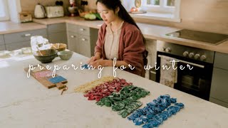 #60 Now Winter Can Come | Preparing warm and healthy food for cold days | Wontons, Creme Brûlée,..