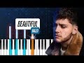 Bazzi - Beautiful Piano Tutorial - Chords - How To Play - Cover Bazzi - Beautiful Piano Tutorial - Chords - How To Play - Cover