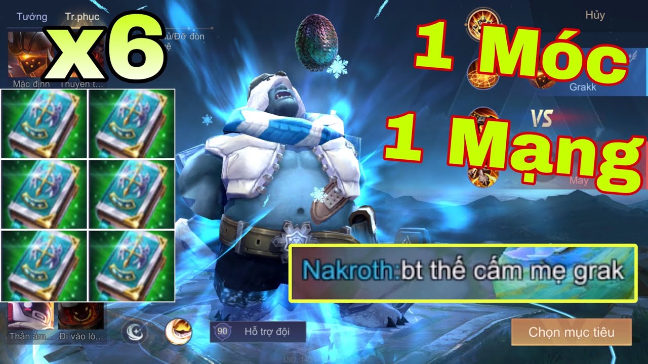 LIÊN QUÂN : Grakk Lên Full Sách Thánh Móc Như Hack Khiến Đội Bạn Khó Chịu Thốt Ra Lời