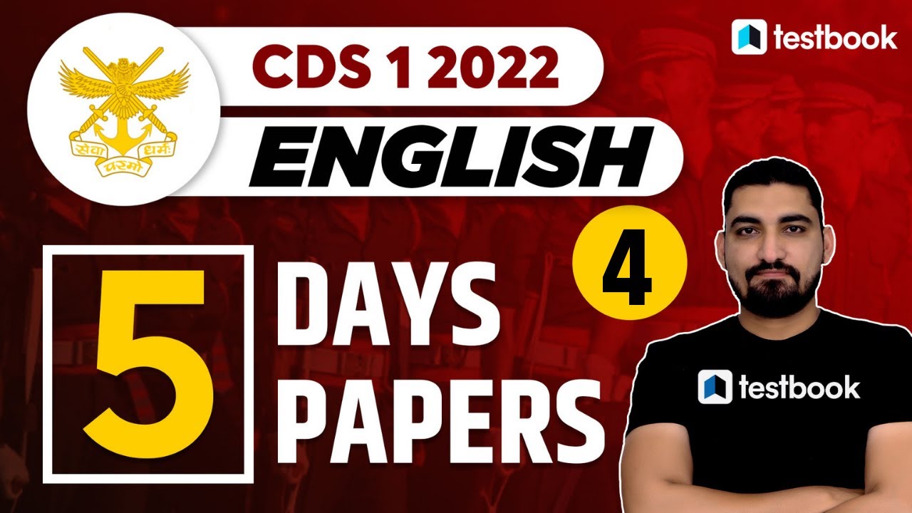 CDS English Mock Test 2022 | Important Questions for UPSC CDS 2 2022 | VD Sir