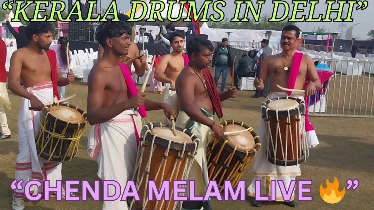 Powerful Chenda Melam Performance I Chenda Melam Live in Delhi | Kerala Drum Performance