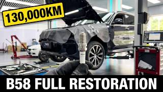 130,000km BMW X5 (B58) Full Major Service & Restoration Process