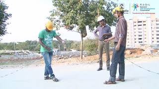 Assistant Surveyor - 3.3.4 Measuring Horizontal Distance by the Direct Method: Chaining on Sloping