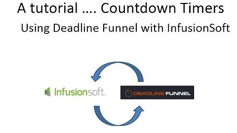 DeadlineFunnel infusionsoft Integration Overview