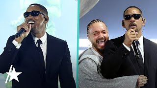 Will Smith Crashes J Balvin’s Coachella Set For Surprise ‘Men In Black’ Performance