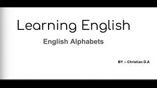 Learnig English 101   Alphabets   SD 480p