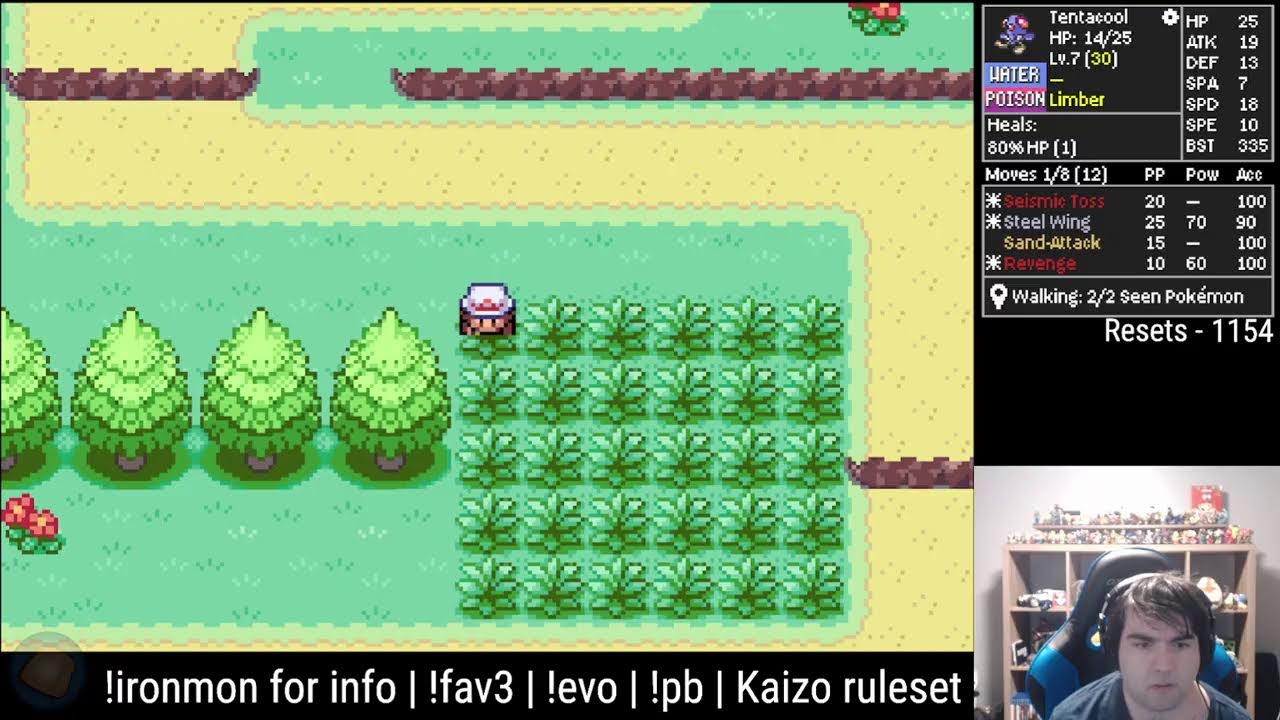 HARD MODE Pokemon Challenge - Kaizo Ironmon