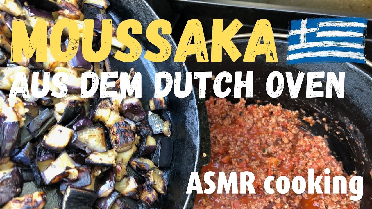 Griechische MOUSSAKA aus dem DUTCH OVEN vom GRILL REZEPT! (Cooking