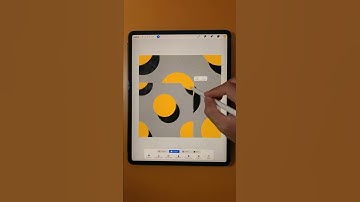 Draw Pattern Background in Procreate #Shorts