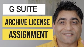 How to assign G Suite Archive User license to individual users