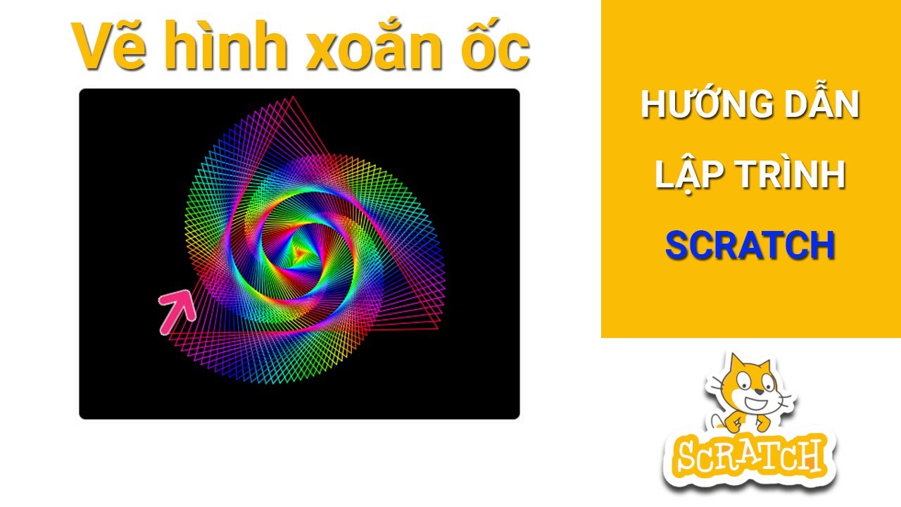 Scratch #5: Vẽ hình xoắn ốc bằng Scratch - YouTube