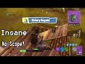 THE MOST INSANE NO SCOPE ! (FORTNITE BATTLE ROYALE)