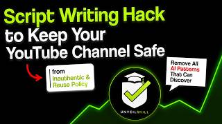 The Ultimate Script Writing Hack To Keep Your Youtube Channel Safe From Inauthentic Reuse Policy