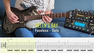 Helen's Bay - Faceless - Guitar solo cover #24 #guitarsolos #helensbayband