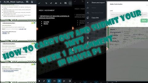HOW TO CARRYOUT AND SUBMIT YOUR 3MTT WEEK 1 ASSIGNMENT IN HAUSA