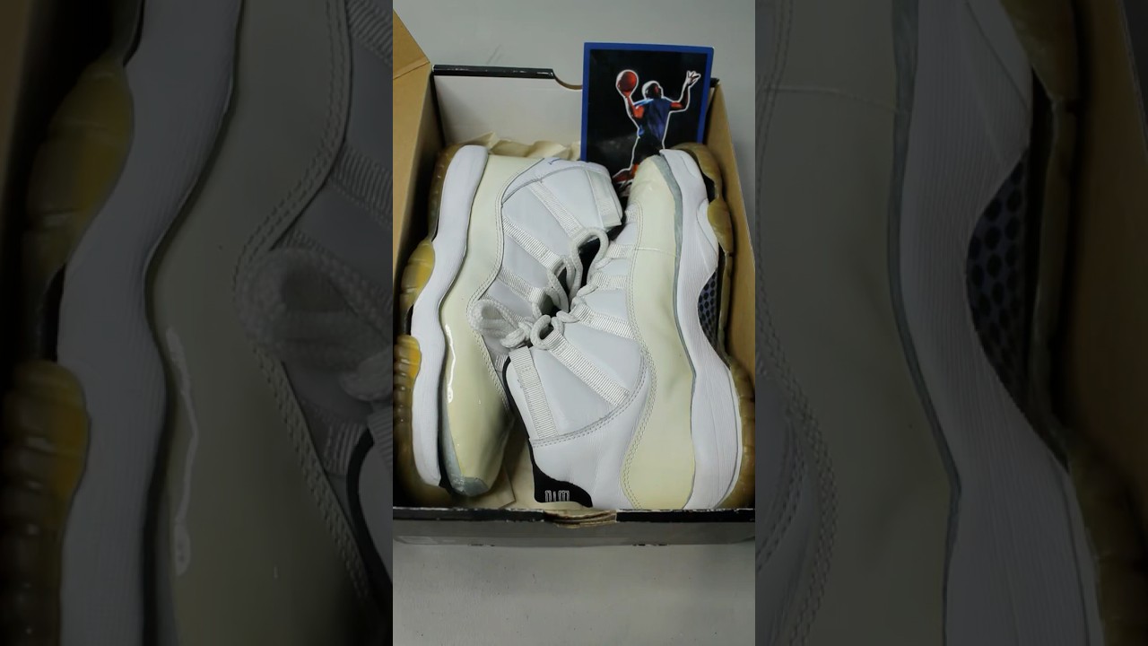 Винтажные Jordan 11 за 300 долларов, реставрация! 