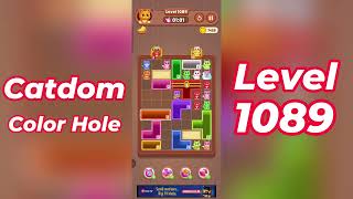 Catdom Color Hole Level 1089 Walkthrough [NEW UPDATE] 🐱🟣 | Relaxing Color Puzzle Game | Go Answer