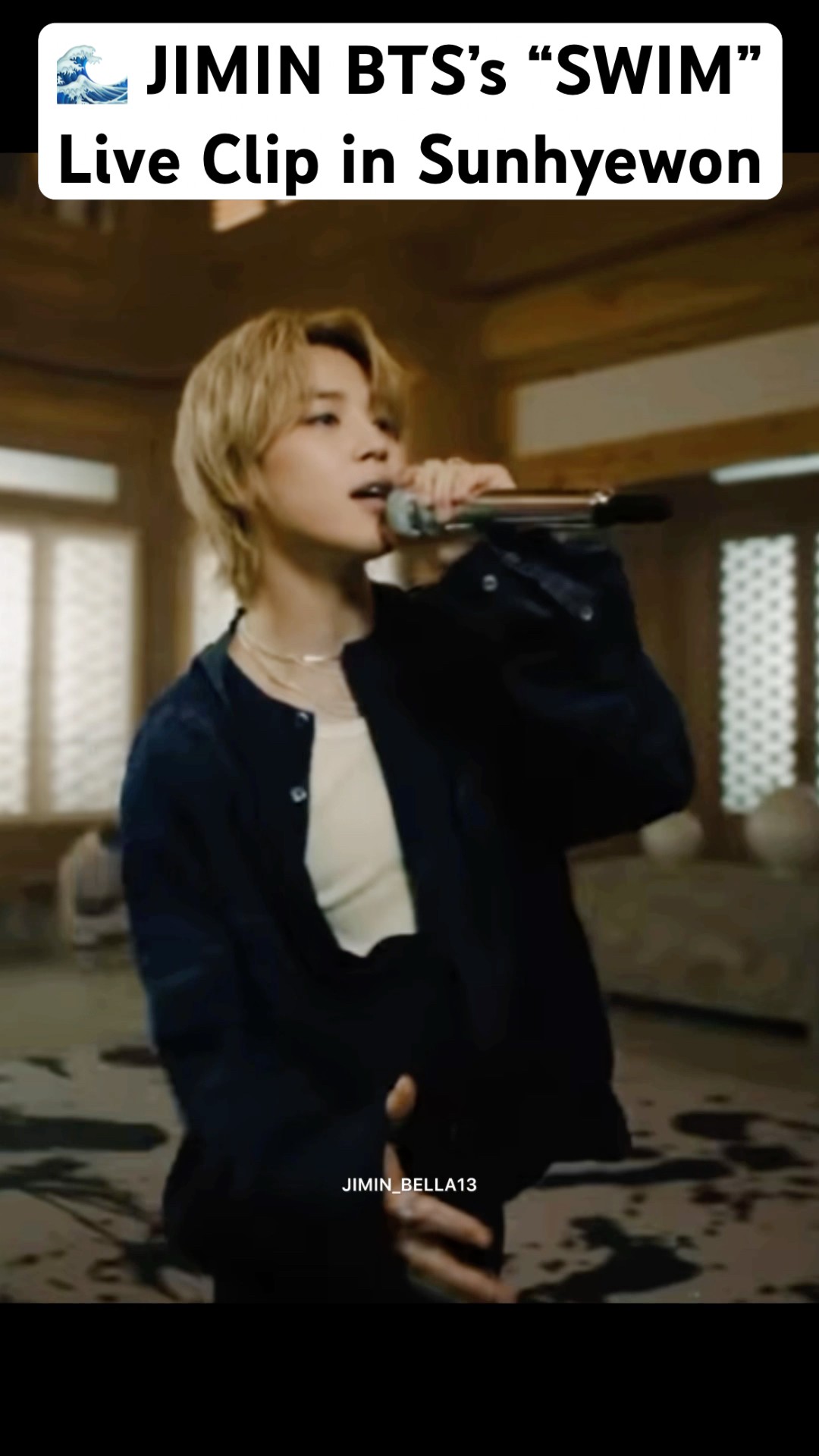 🌊JIMIIN NEW BTS' “SWIM” Live Clip Performance in Sunhyewon
