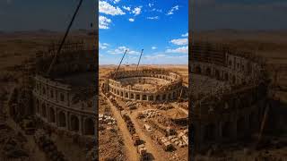 Nobody Shows You How the Colosseum Was Actually Built 🏛️ #building #aivideo #tinyhouse #cabin #calm