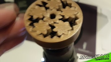 3D-print Gear Bearing - timelapse video - wanhao duplicator i3