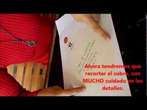 TUTORIAL: Como Hacer tu carta de Hogwarts. FACIL! - YouTube